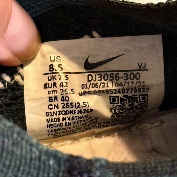 Men’s NIKE Space Hippie 01 Carbon Green- Size 8.5 - Picture 10 of 10